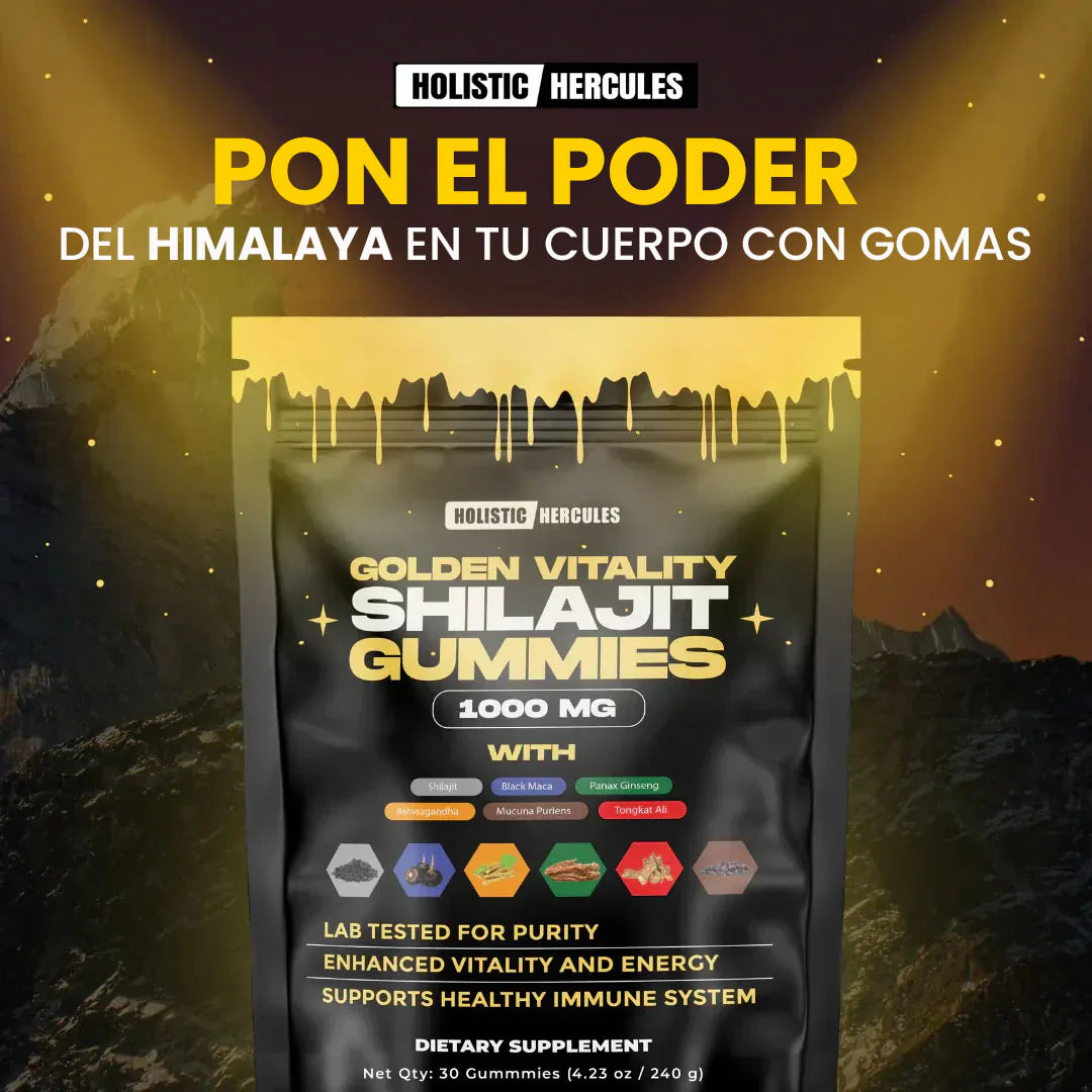 GOMAS DE SHILAJIT X60 - SUPLEMENTO NATURAL PARA MEJORAR ESTRES, ANIMO Y RENDIMIENTO.